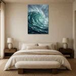 Premium Wall Art Dikey Html Edition – SEEWALL2606076 showcased in an elegant minimalist interior