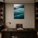 Premium Wall Art Dikey Html Edition – SEEWALL2606077 displayed in a contemporary gallery-inspired room