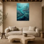 Premium Wall Art Dikey Html Edition – SEEWALL2606078 presented in a sophisticated home setting