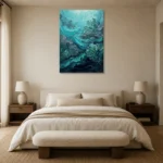 Premium Wall Art Dikey Html Edition – SEEWALL2606078 showcased in an elegant minimalist interior