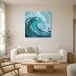 Premium Wall Art Kare Html Edition – SEEWALL2606079 styled in a refined neutral interior