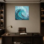Premium Wall Art Kare Html Edition – SEEWALL2606079 displayed in a contemporary gallery-inspired room