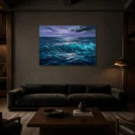Premium Wall Art Yatay Html Edition – SEEWALL2606082 shown in a warm modern interior