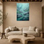 Premium Wall Art Dikey Html Edition – SEEWALL2606086 presented in a sophisticated home setting