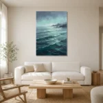 Premium Wall Art Dikey Html Edition – SEEWALL2606087 styled in a refined neutral interior