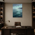 Premium Wall Art Dikey Html Edition – SEEWALL2606087 displayed in a contemporary gallery-inspired room