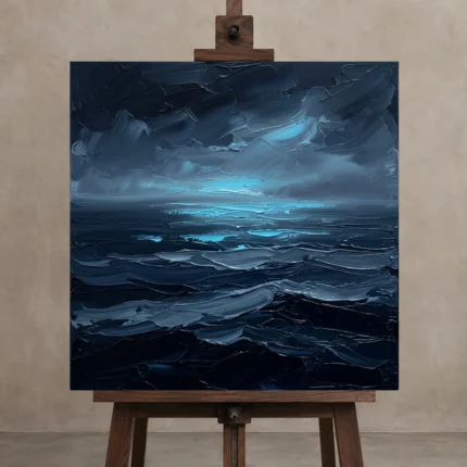 Premium Wall Art Kare Html Edition – SEEWALL2606089 displayed on a studio easel