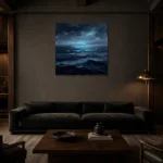 Premium Wall Art Kare Html Edition – SEEWALL2606089 shown in a warm modern interior