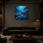 Premium Wall Art Kare Html Edition – SEEWALL2606090 shown in a warm modern interior