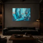 Premium Wall Art Yatay Html Edition – SEEWALL2606093 shown in a warm modern interior