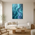 Premium Wall Art Dikey Html Edition – SEEWALL2606094 styled in a refined neutral interior