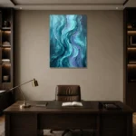 Premium Wall Art Dikey Html Edition – SEEWALL2606094 displayed in a contemporary gallery-inspired room