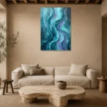 Premium Wall Art Dikey Html Edition – SEEWALL2606094 presented in a sophisticated home setting