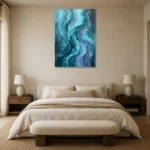 Premium Wall Art Dikey Html Edition – SEEWALL2606094 showcased in an elegant minimalist interior