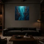 Premium Wall Art Kare Html Edition – SEEWALL2606099 shown in a warm modern interior