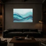 Premium Wall Art Yatay Html Edition – SEEWALL2606100 shown in a warm modern interior