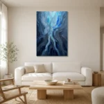 Premium Wall Art Dikey Html Edition – SEEWALL2606103 styled in a refined neutral interior