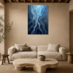 Premium Wall Art Dikey Html Edition – SEEWALL2606103 presented in a sophisticated home setting