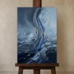 Premium Wall Art Dikey Html Edition – SEEWALL2606105 displayed on a studio easel