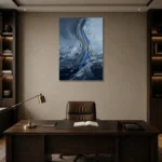 Premium Wall Art Dikey Html Edition – SEEWALL2606105 displayed in a contemporary gallery-inspired room