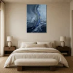 Premium Wall Art Dikey Html Edition – SEEWALL2606105 showcased in an elegant minimalist interior