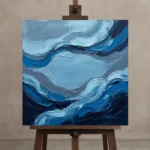 Premium Wall Art Kare Html Edition – SEEWALL2606106 displayed on a studio easel