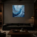 Premium Wall Art Kare Html Edition – SEEWALL2606107 shown in a warm modern interior