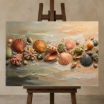 Premium Wall Art Yatay Html Edition – SEEWALL2606109 displayed on a studio easel