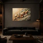 Premium Wall Art Yatay Html Edition – SEEWALL2606110 shown in a warm modern interior