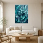Premium Wall Art Dikey Html Edition – SEEWALL2606114 styled in a refined neutral interior