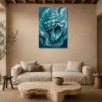 Premium Wall Art Dikey Html Edition – SEEWALL2606114 presented in a sophisticated home setting