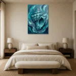 Premium Wall Art Dikey Html Edition – SEEWALL2606114 showcased in an elegant minimalist interior
