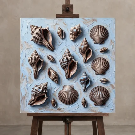 Premium Wall Art Kare Html Edition – SEEWALL2606116 displayed on a studio easel