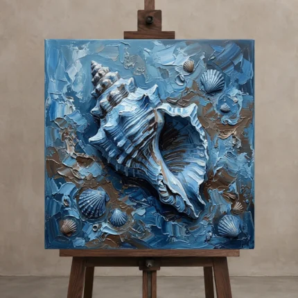 Premium Wall Art Kare Html Edition – SEEWALL2606117 displayed on a studio easel