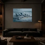 Premium Wall Art Yatay Html Edition – SEEWALL2606119 shown in a warm modern interior