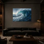 Premium Wall Art Yatay Html Edition – SEEWALL2606127 shown in a warm modern interior