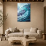Premium Wall Art Dikey Html Edition – SEEWALL2606130 presented in a sophisticated home setting