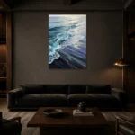 Premium Wall Art Dikey Html Edition – SEEWALL2606132 shown in a warm modern interior