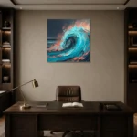 Premium Wall Art Kare Html Edition – SEEWALL2606133 displayed in a contemporary gallery-inspired room