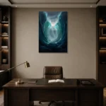 Premium Wall Art Dikey Html Edition – SEEWALL2606141 displayed in a contemporary gallery-inspired room