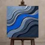 Premium Wall Art Kare Html Edition – SEEWALL2606142 displayed on a studio easel