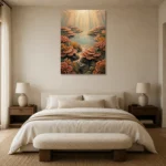 Premium Wall Art Dikey Html Edition – UNDERWATER2806015 showcased in an elegant minimalist interior