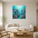 Premium Wall Art Kare Html Edition – UNDERWATER2806016 styled in a refined neutral interior
