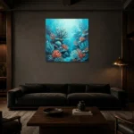 Premium Wall Art Kare Html Edition – UNDERWATER2806016 shown in a warm modern interior