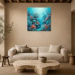 Premium Wall Art Kare Html Edition – UNDERWATER2806016 presented in a sophisticated home setting