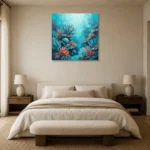Premium Wall Art Kare Html Edition – UNDERWATER2806016 showcased in an elegant minimalist interior