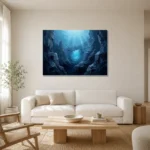 Premium Wall Art Yatay Html Edition – UNDERWATER2806019 styled in a refined neutral interior