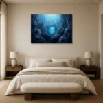 Premium Wall Art Yatay Html Edition – UNDERWATER2806019 showcased in an elegant minimalist interior