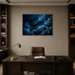 Premium Wall Art Yatay Html Edition – UNDERWATER2806021 displayed in a contemporary gallery-inspired room