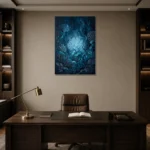 Premium Wall Art Dikey Html Edition – UNDERWATER2806023 displayed in a contemporary gallery-inspired room